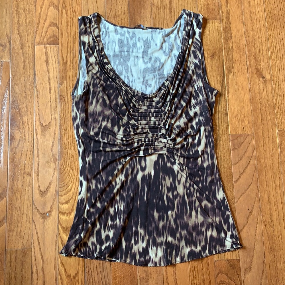 Elie Tahari Leopard shell small